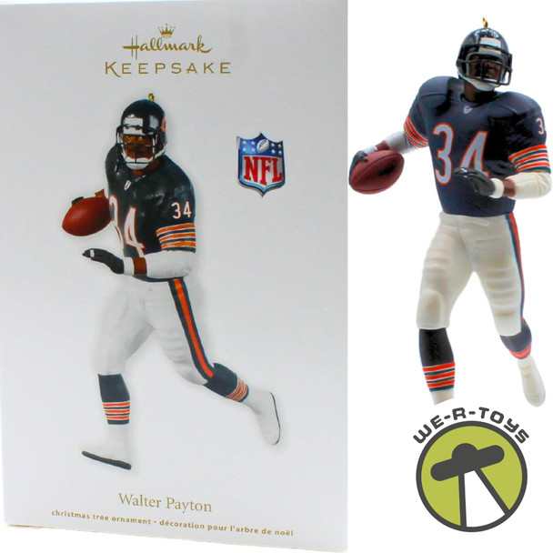 NFL Chicago Bears Walter Payton Hallmark Keepsake Ornament Handcrafted 2012