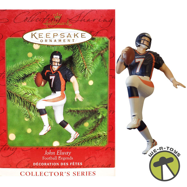 NFL Denver Broncos John Elway Hallmark Keepsake Ornament Handcrafted 2000