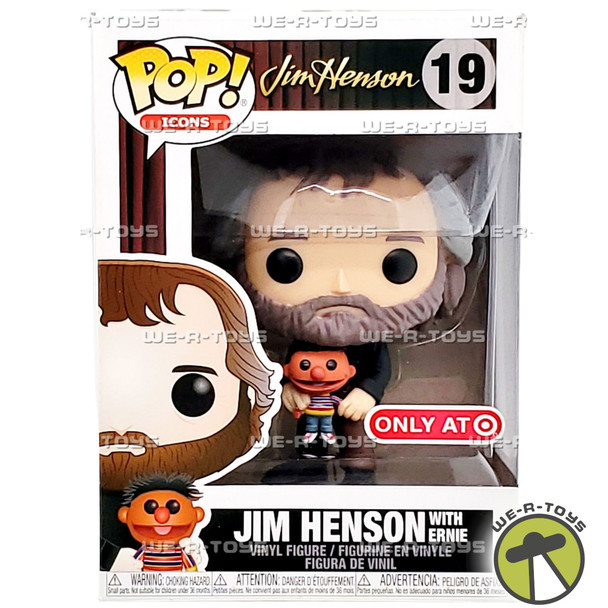 Funko POP Icons Jim Henson with Ernie 19 Vinyl Figure