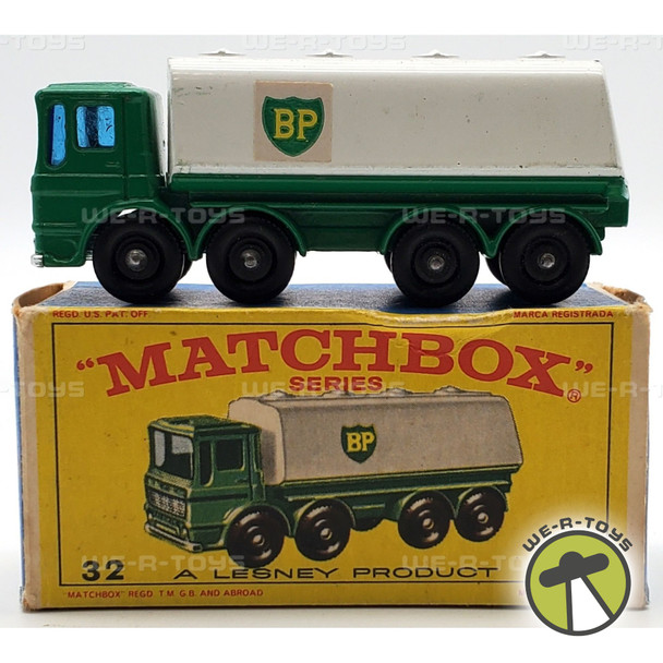 Matchbox Vintage #32 Leyland Petrol Tanker Vehicle with Original Box Lesney New