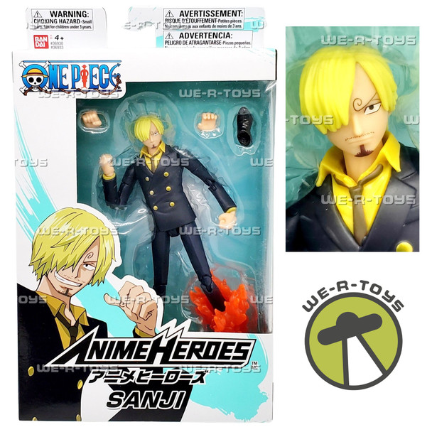 Anime Heroes One Piece Sanji Action Figure 2021 Bandai 36933