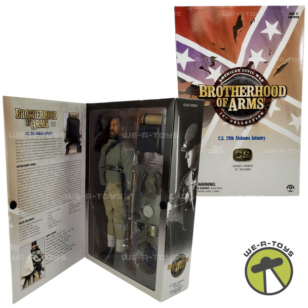Brotherhood of Arms Civil War C.S. 29th Alabama Infantry Series 3 Figure NRFB