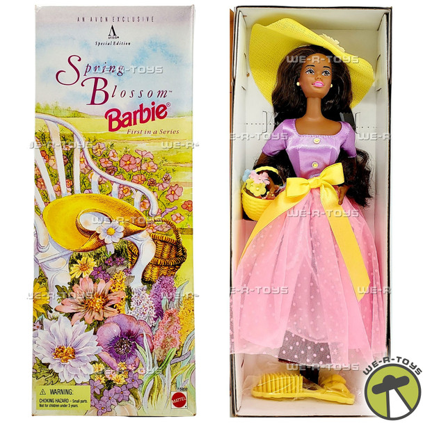 Spring Blossom Barbie Doll African American 1995 Mattel 15202