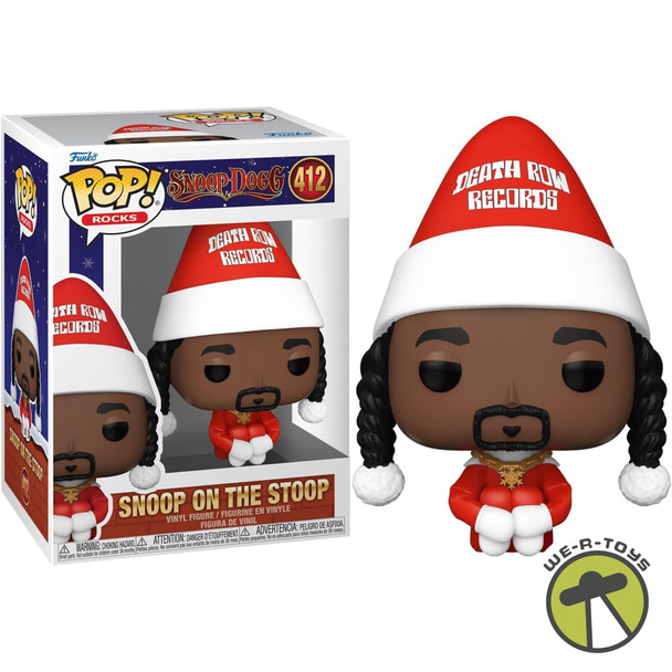 Funko Pop Rocks 412 Snoop Dogg Snoop on the Stoop Holiday Vinyl Figure