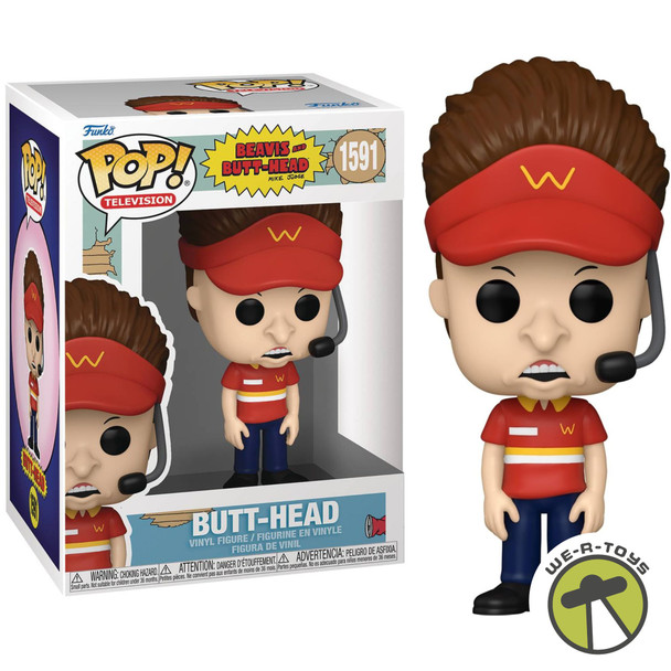 Funko Pop TV 1591 Butt Head Beavis and Butt Head Vinyl Figure