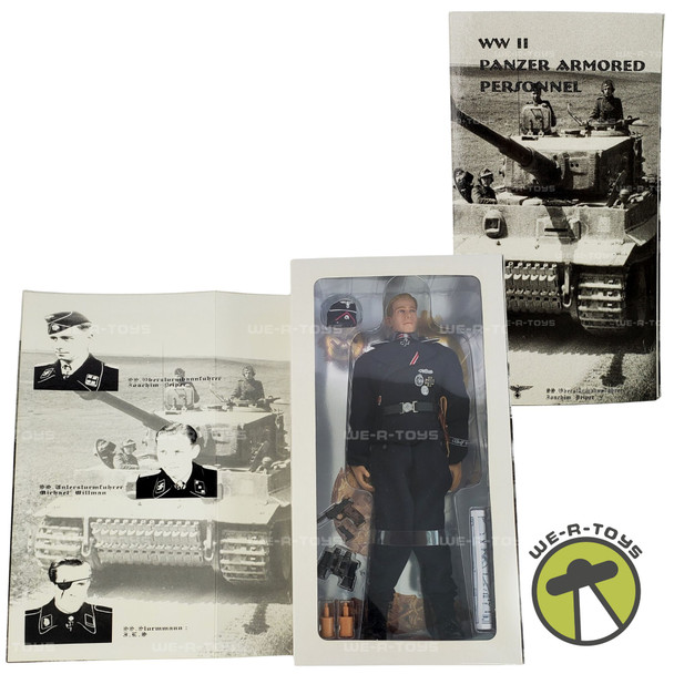 In The Past Toys WWII Panzer Armored Personnel Officer Joachim Peiper Figure New