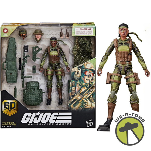 G.I. Joe Action Marine Sniper Classified Series 60th anniv. 6 Inch Action Figure