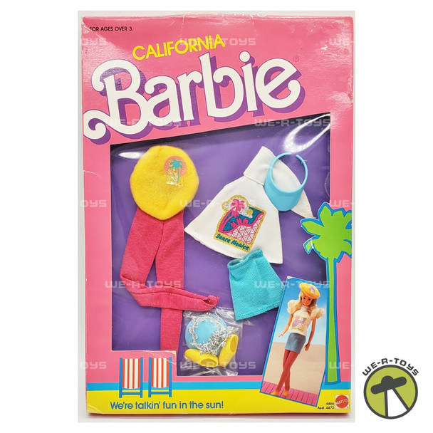 Barbie California Barbie Fashion 1987 Mattel #04466 NRFB