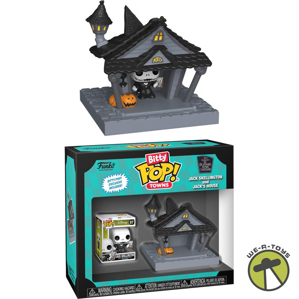 Funko Pop Bitty Town The Nightmare Before Christmas Jack Skellington and House
