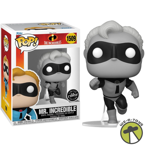 Funko Pop Disney 1509 Mr. Incredible Black and White Chase Vinyl Figure