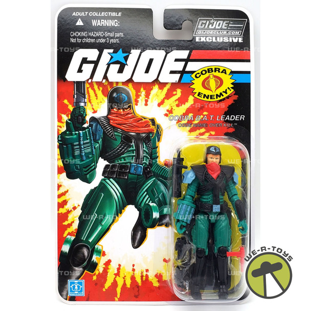 G.I. Joe Cobra B.A.T. Leader Over Kill Action Figure 2018 Hasbro NRFP
