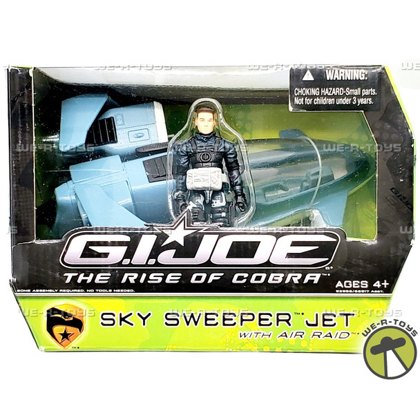 G.I. Joe The Rise of Cobra Sky Sweeper Jet with Air Raid Figure 2009 Hasbro 92956