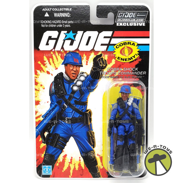 G.I. Joe Cobra Shock Troops Commander Lt. Clay Moore Figure 2018 Hasbro NRFP
