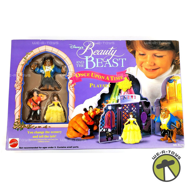 Disney's Beauty and the Beast Once Upon A Time Playset Mattel No. 5110 NRFB