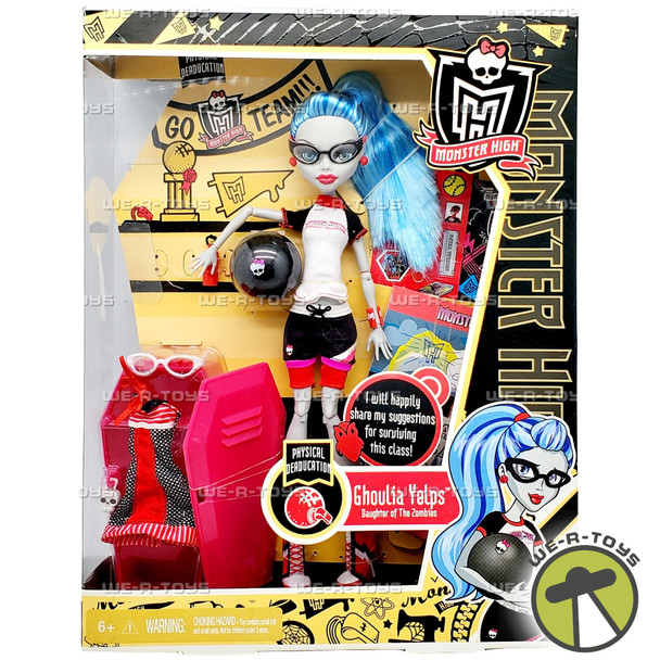 Monster High Physical Deaducation Ghoulia Yelps Doll 2011 Mattel W2557