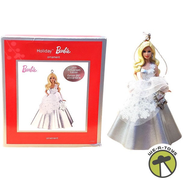 Holiday Barbie 2013 Ornament 25th Anniversary Edition Blonde American Greetings