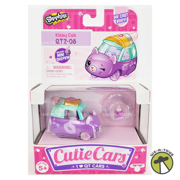 Shopkins Kissy Cab Cutie Car Vehicle 2016 Moose Toys #56724 NRFB