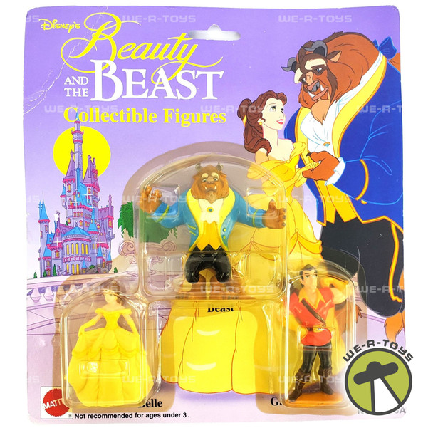 Disney's Beauty and the Beast Collectible Mini Figures Mattel #5136A NRFP