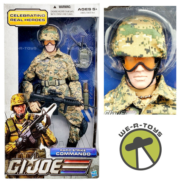 G.I. Joe Rapid Strike Commando Action Figure Real Heroes 2011 Hasbro 35825