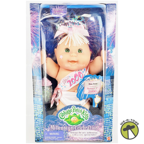 Cabbage Patch Kids Millennium Celebration Elena Jerene 1999 Mattel #23109 NFRB