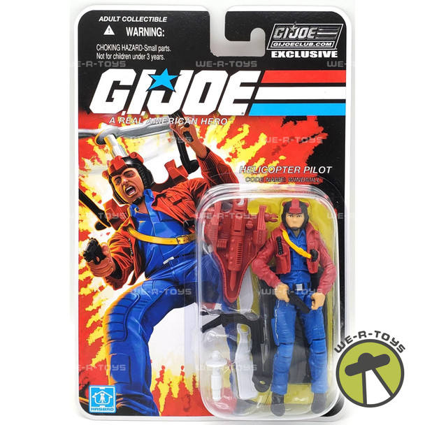 G.I. Joe A Real American Helicopter Pilot Windmill Action Figure Hasbro NRFP