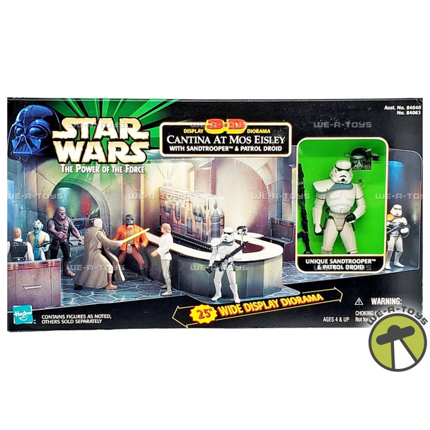 Star Wars Power of The Force Cantina Sandtrooper & Patrol Droid Hasbro