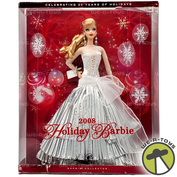 2008 Holiday Barbie Doll 20 Year Celebration Mattel L9643
