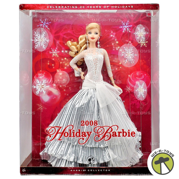 2008 Holiday Barbie Doll 20 Year Celebration Mattel L9643