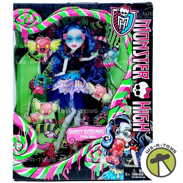 Monster High Sweet Screams Ghoulia Yelps Doll 2014 Mattel CBX46 NRFB