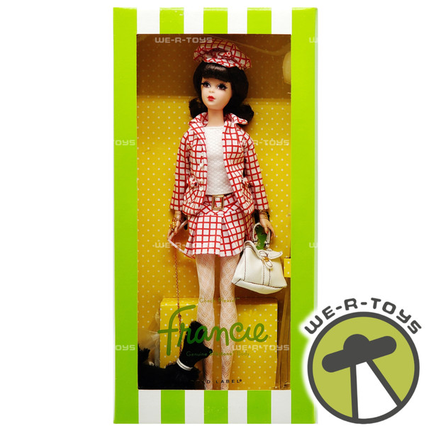 Barbie Check Please! Francie Genuine Silkstone Doll Gold Label 2011 Mattel T7943