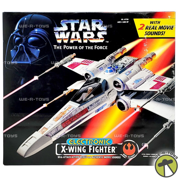 Star Wars Power of the Force Electronic X-Wing Fighter Vehicle 1995 Kenner 69780