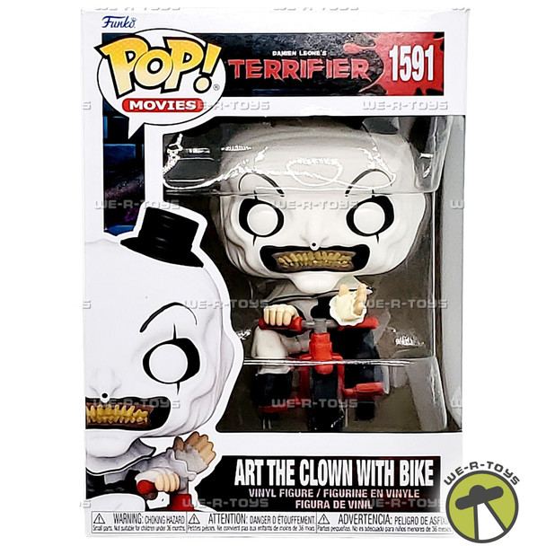 Funko POP Movies Terrifier Art The Clown with Bike 1591 Figure