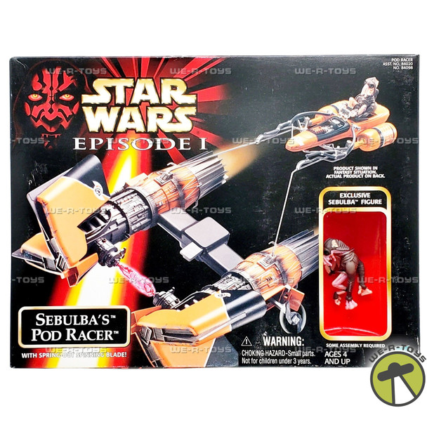 Star Wars Episode I Sebulba Podracer Class II Vehicle 1998 Hasbro 84098