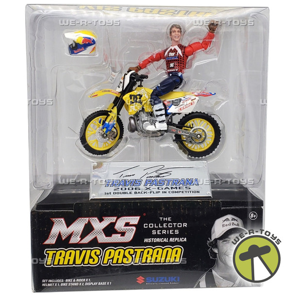 MXS Collector Series Travis Pastrana Bike & Rider Set 2011 JAKKS Pacific NRFB