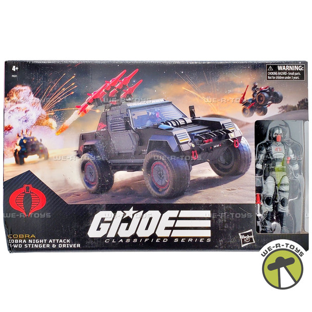 G.I. Joe Cobra Night Attack 4-WD Stinger and Driver Set 2024 Hasbro F9231
