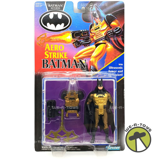 DC Batman Returns Aero Strike Batman Action Figure 1992 Kenner NRFP