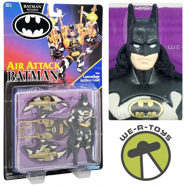 DC Batman Returns Air Attack Batman Action Figure 1991 Kenner #63610 NRFP