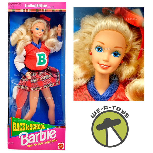 Back to School Barbie Limited Edition Doll 1992 Mattel 10217