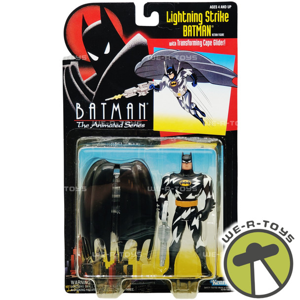 DC Batman The Animated Series Lightning Strike Batman Figure 1993 Kenner NEW