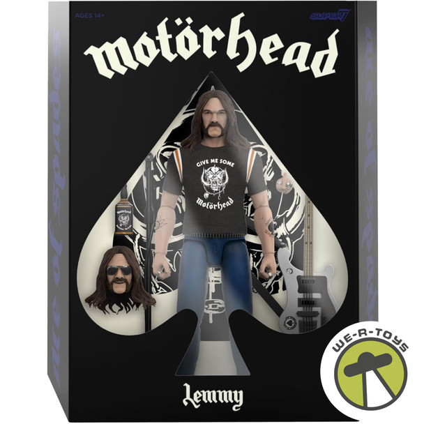 Motorhead Ultimates Wave 2 Lemmy 1981 Tour Action Figure Super 7