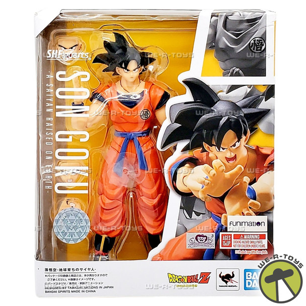 S.H.Figuarts Dragon Ball Z Son Goku A Saiyan Raised on Earth Figure Bandai