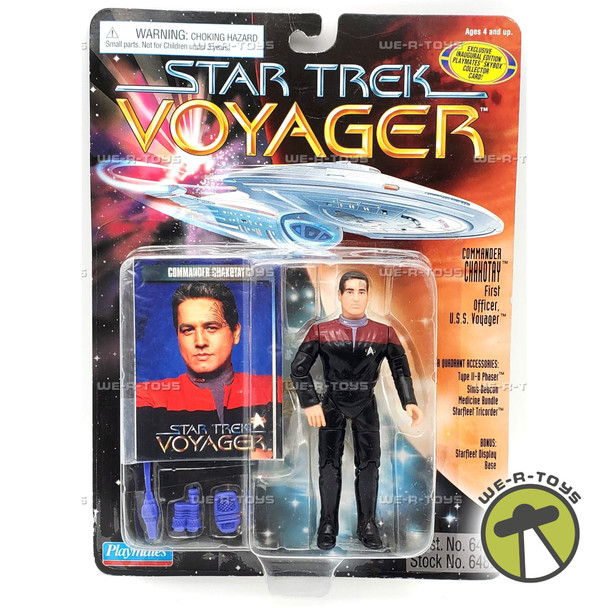 Star Trek Voyager Commander Chakotay, First Officer 1995 Playmates #6482