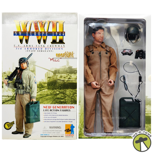 Dragon WWII NW Europe 1944 Staff Sergeant Mack 12" Action Figure No. 70180 NRFB