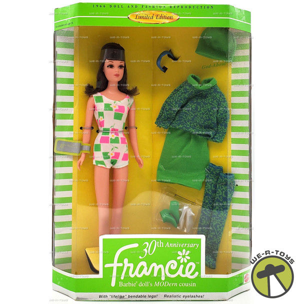 Barbie 30th Anniversary Francie 1966 Doll and Fashion Reproduction 1996 Mattel