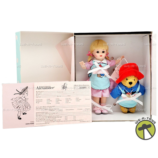 Madame Alexander Paddington Bear Helps Out Doll No. 65065 NEW