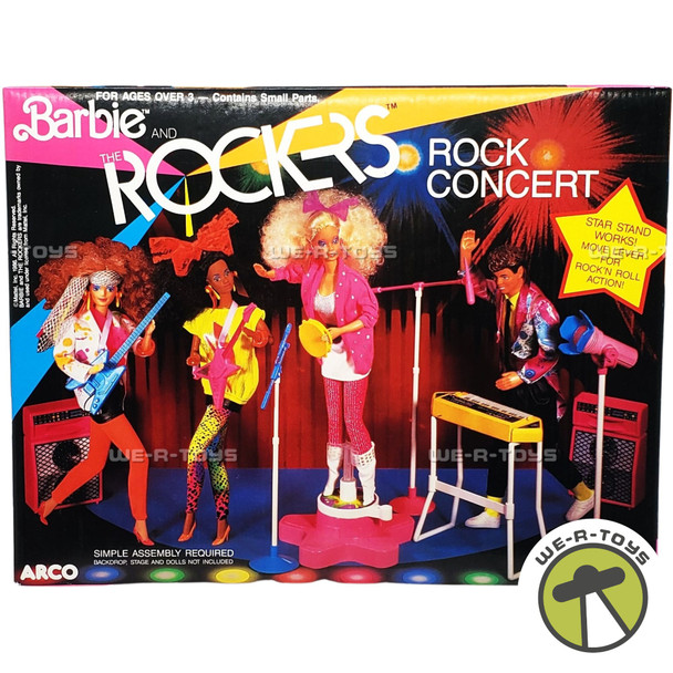 Barbie and the Rockers Rock Concert Playset with Rock N Roll Action ARCO Toys