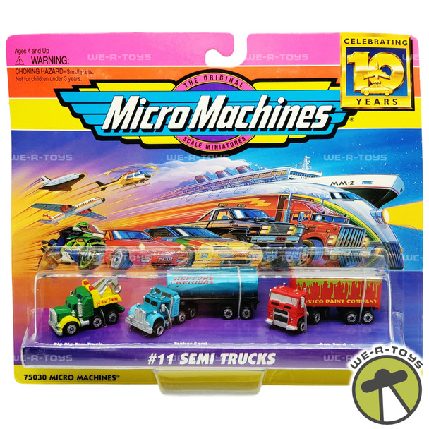 Micro Machines #11 Semi Trucks Collection 1996 Galoob 75030 NEW