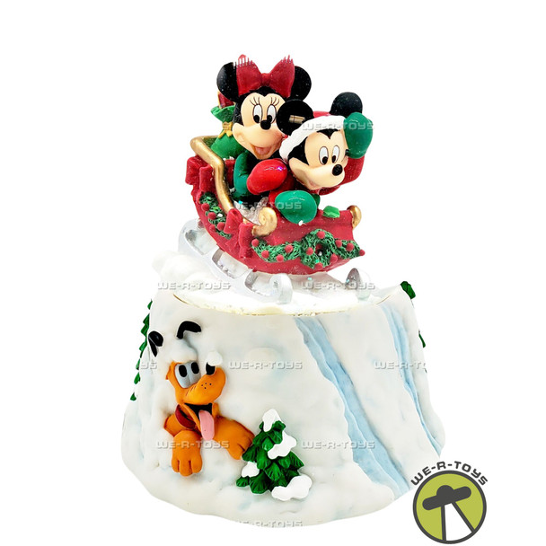 Disney Home Mickey Minnie and Pluto Musical Waterball Enesco