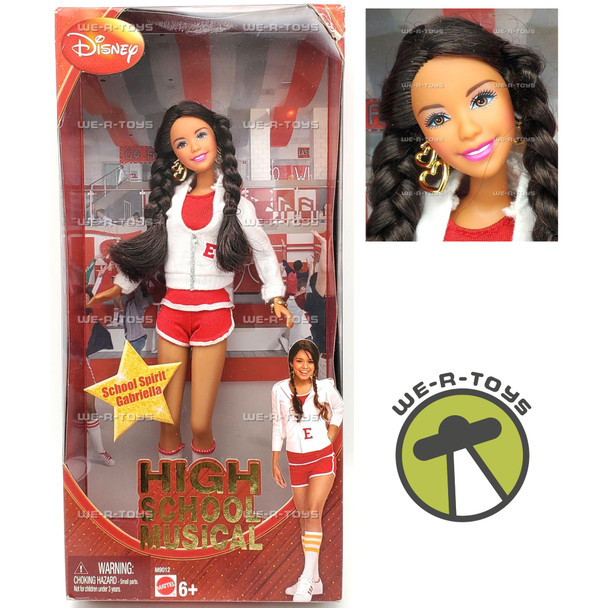 Disney High School Musical School Spirit Gabriella Doll 2008 Mattel #M9012