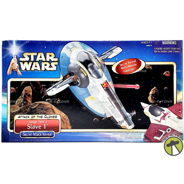 Star Wars Attack of The Clones Jango Fett's Slave 1 Vehicle 2001 Hasbro 84873